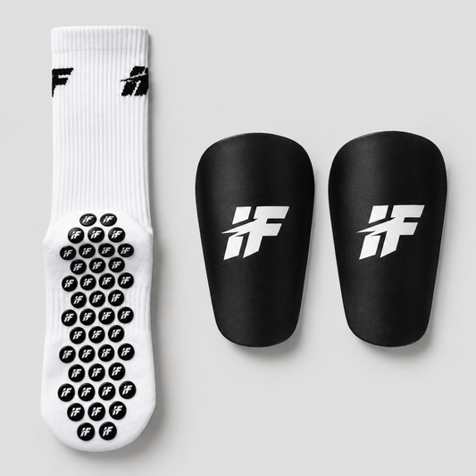Kit de Partido — Grip Socks + Mini Canilleras